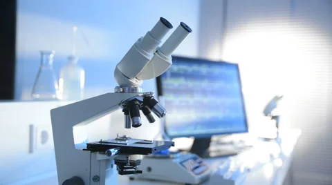 Laboratory experiment Stock Footage 56428706