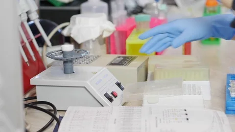 Laboratory Experiment Stock Footage 95936745