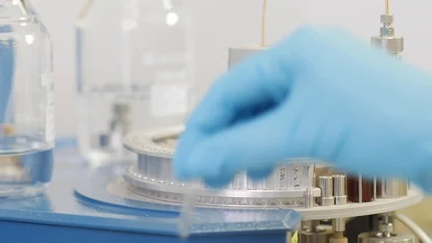 Laboratory Experiment Stock Footage 95937216