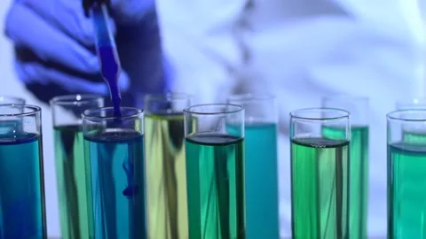 Laboratory Experiments Tubs Stock Footage 200739259