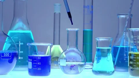 Laboratory Flask Stock Footage 202147531