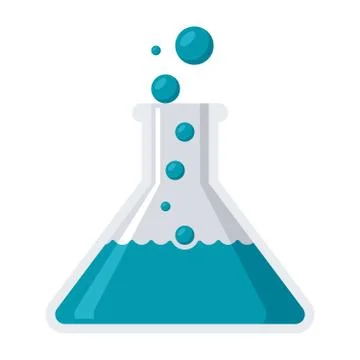 Laboratory flask icon Stock Illustration