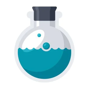 Laboratory Flask Icon Stock Illustration