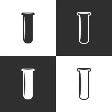 Laboratory flask Stock Illustration