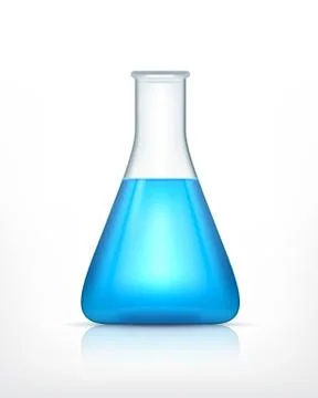 Laboratory flask Illustrazione stock