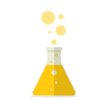 Laboratory flask Stock Illustration