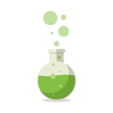Laboratory flask Stock Illustration