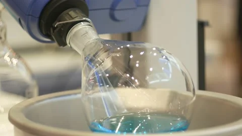 Laboratory Flasks And Equipment Stock-Footage 120849726