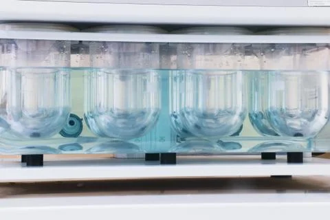 Laboratory flasks Stock Photos
