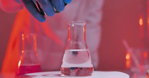 In a laboratory Stock Footage 134914366