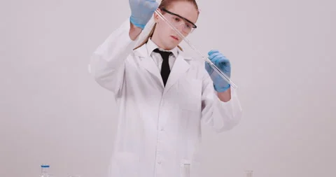 In a laboratory Stock Footage 134914482