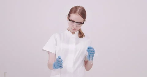 In a laboratory Stock Footage 134914723