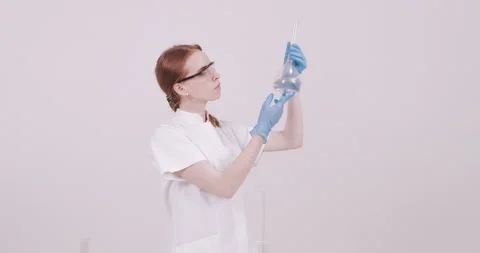 In a laboratory Stock Footage 134914799