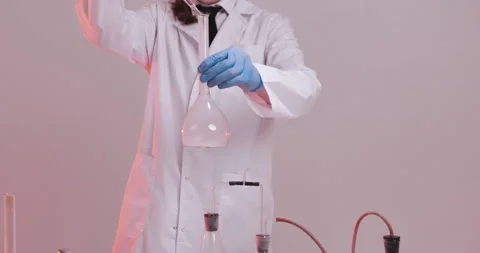 In a laboratory Stock Footage 134914978
