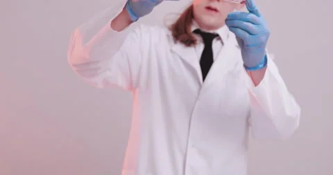 In a laboratory Stock Footage 134915107