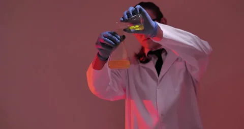 In a laboratory Stock Footage 134915188