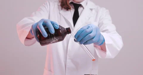 In a laboratory Stock Footage 134915203