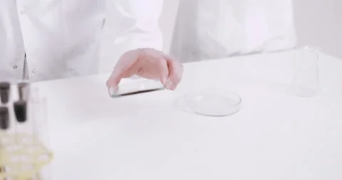 In a laboratory Stock Footage 134915282