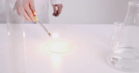 In a laboratory Stock Footage 134915372