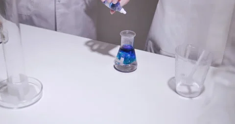 In a laboratory 库存影片 134915427