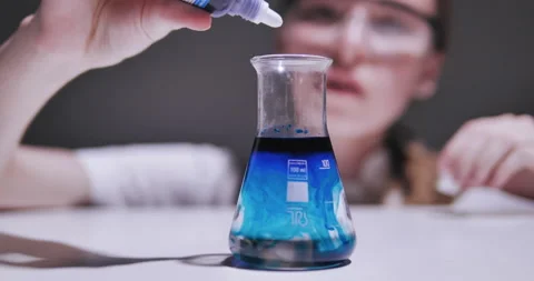 In a laboratory Stock Footage 134915575