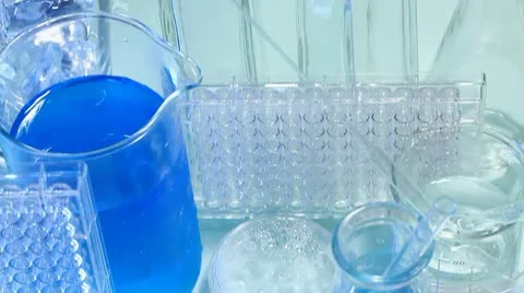 Laboratory glass Stock Footage 8924575