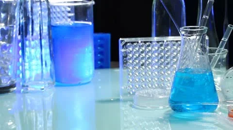 Laboratory glass Stock Footage 8927213