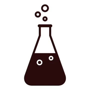 Laboratory glass Stock Illustration
