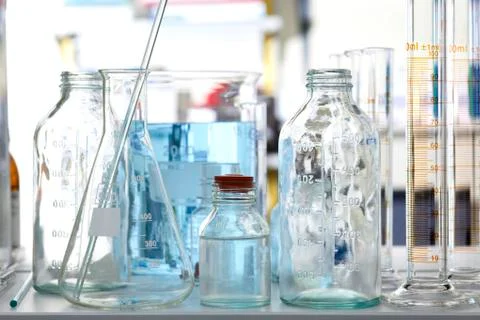 Laboratory glass Stock Photos