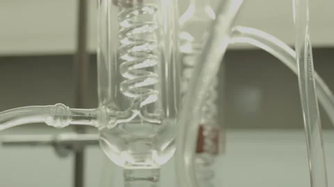 Laboratory Glassware Stock Footage 42755953