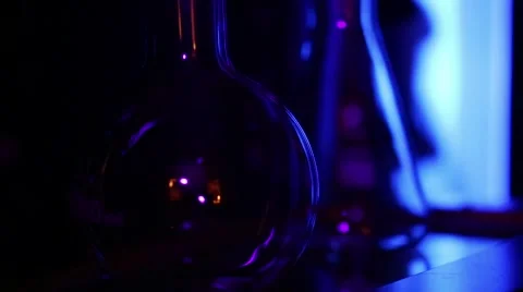 Laboratory glassware Stock Footage 44220380