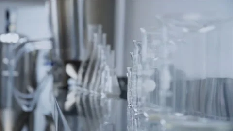 Laboratory Glassware Stock Footage 199155488