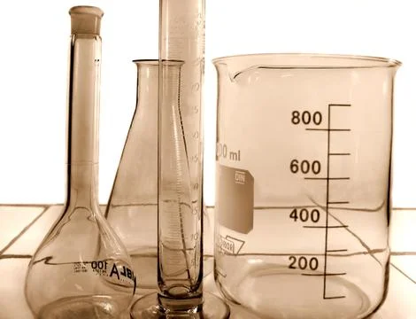 Laboratory glassware Stock Photos