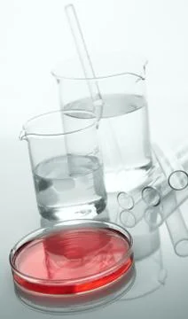 Laboratory glassware Stock Photos