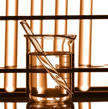 Laboratory glassware Foto stock