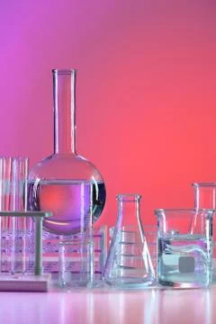 Laboratory Glassware Stock Photos