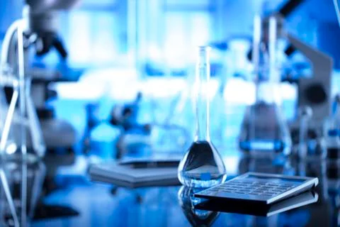 Laboratory glassware Stock Photos