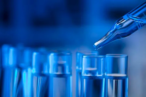 Laboratory glassware Stock Photos