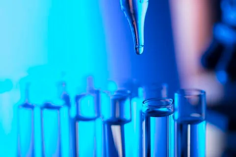 Laboratory glassware Stock Photos
