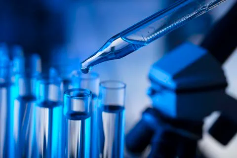 Laboratory glassware Stock Photos