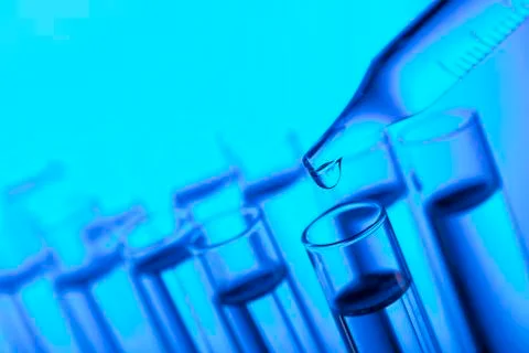 Laboratory glassware Stock Photos