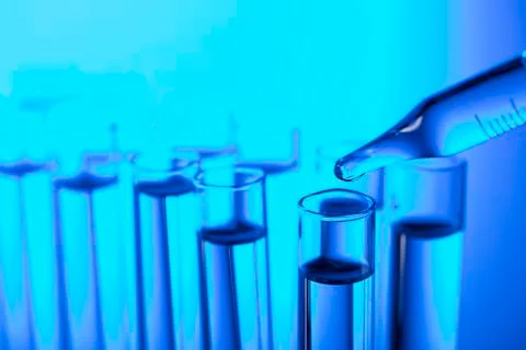 Laboratory glassware Stock Photos