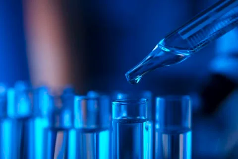 Laboratory glassware Stock Photos
