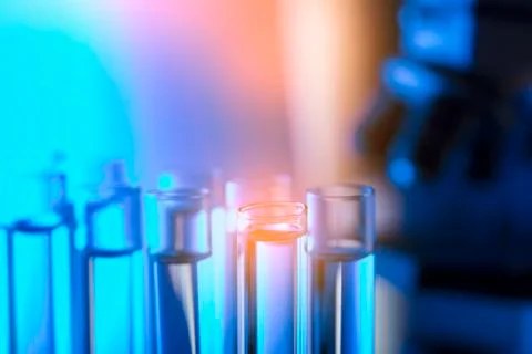 Laboratory glassware Foto stock