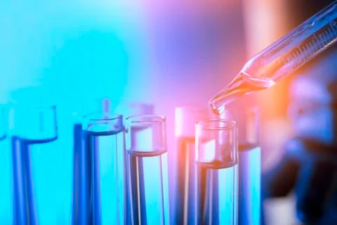 Laboratory glassware Stock Photos