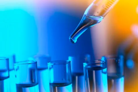 Laboratory glassware Stock Photos