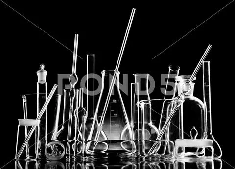 Laboratory glassware Stock Photos