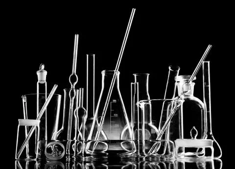 Laboratory glassware Stock Photos