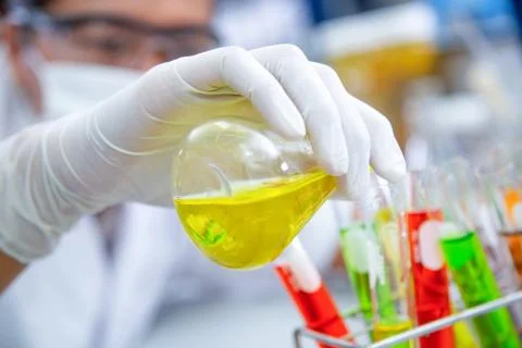 Laboratory glassware Stock Photos