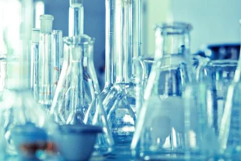 Laboratory glassware Stock Photos